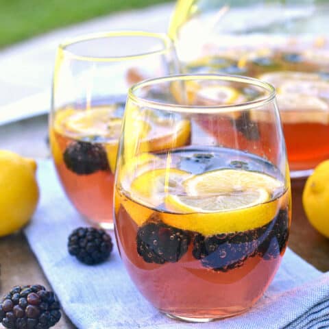 Lemon Blackberry Sangria