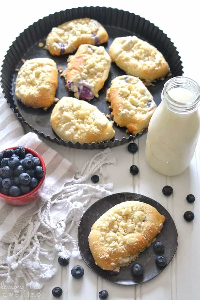 Blueberry Cheesecake Crescent Rolls | Lemon Tree Dwelling