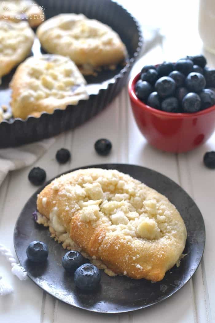 Blueberry Cheesecake Crescent Rolls | Lemon Tree Dwelling