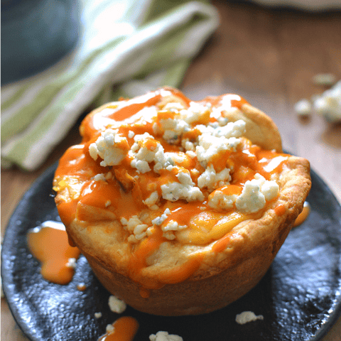 Buffalo Chicken Pizza Cups