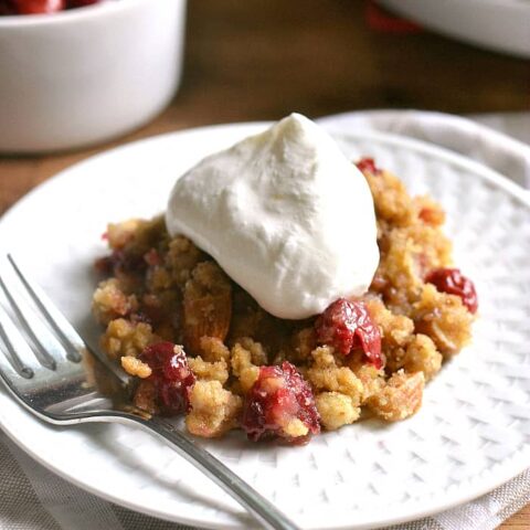 Cherry Almond Crisp