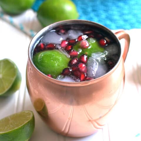Pomegranate Moscow Mules