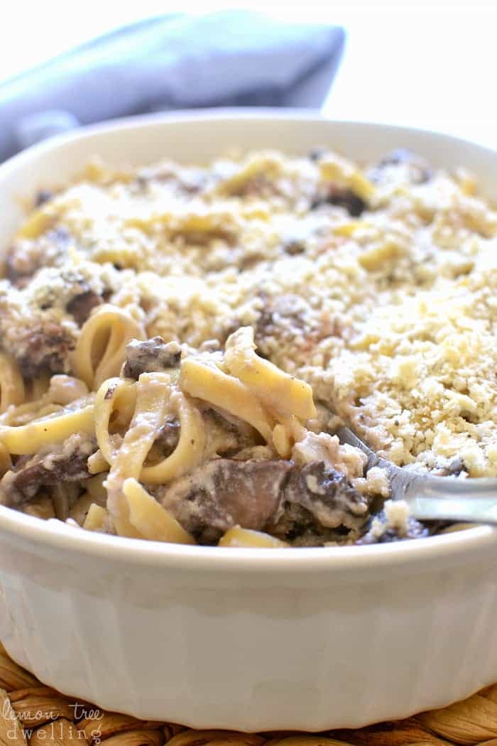 Baked Portobello Mushroom Alfredo Lemon Tree Dwelling