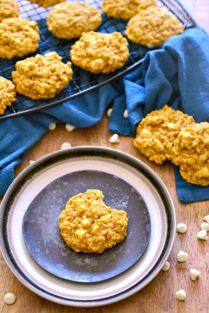 Pumpkin Oatmeal White Chocolate Chip Cookies – Lemon Tree Dwelling