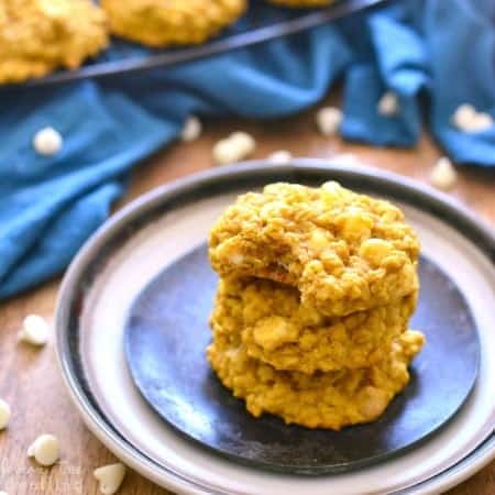 Pumpkin Oatmeal White Chocolate Chip Cookies – Lemon Tree Dwelling