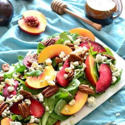 Stone Fruit Salad with Pecans & Blue Cheese – Lemon Tree Dwelling
