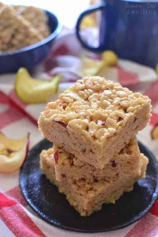 Apple Cider Krispie Treats Lemon Tree Dwelling