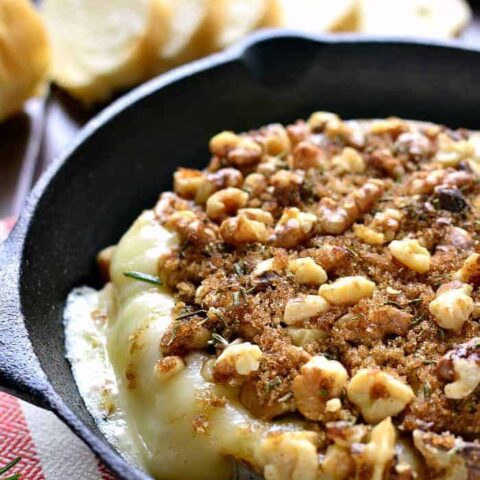 Brown Sugar Walnut Baked Brie