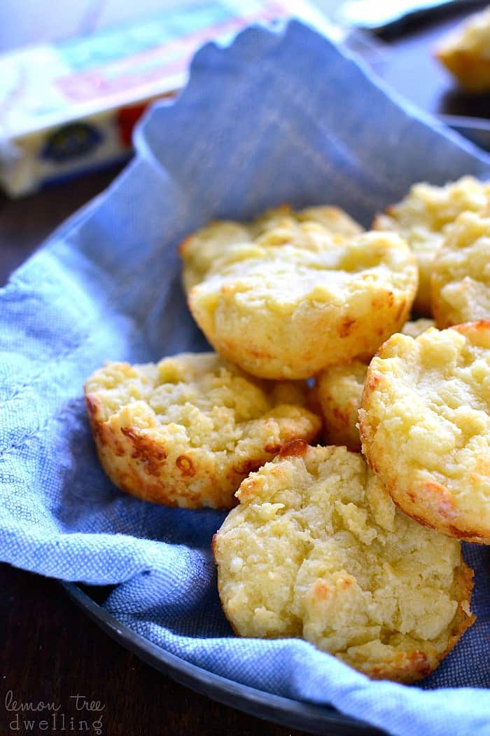  These Easy Cheesy Muffin Tin Biscuits are rich, buttery, and loaded with the delicious flavor of pepper jack cheese. They come together in minutes and make the perfect addition to your holiday table!