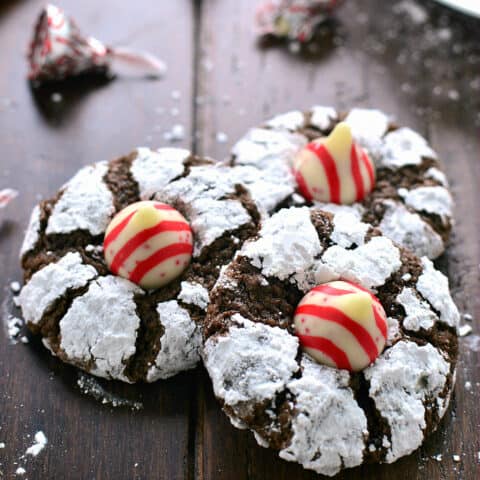 Chocolate Peppermint Blossoms