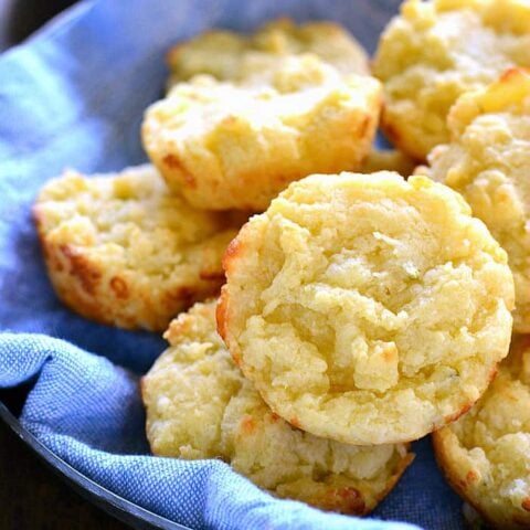 Easy Cheesy Muffin Tin Biscuits