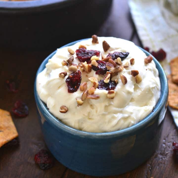 Maple Pecan Cranberry Dip