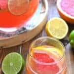 Delicious Citrus Sangria is made with just 4 simple ingredients and loaded with fresh citrus fruit. A perfectly refreshing cocktail any time of year!
