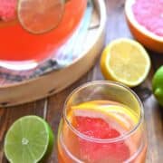 Delicious Citrus Sangria is made with just 4 simple ingredients and loaded with fresh citrus fruit. A perfectly refreshing cocktail any time of year!