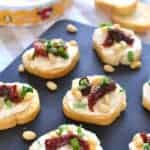 Sun Dried Tomato Asiago Bruschetta