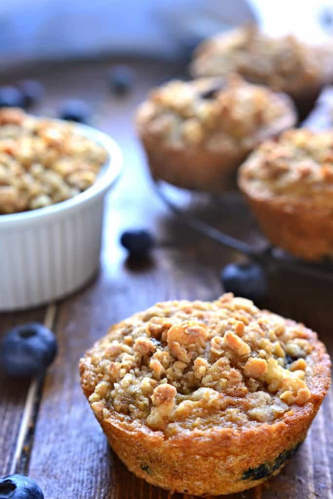 Blueberry Granola Muffins