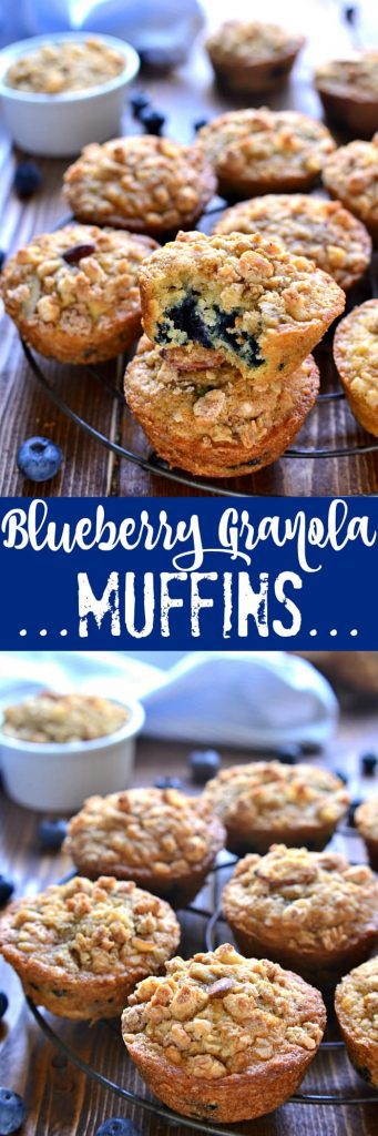 Blueberry Granola Muffins