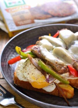 These Breakfast Cheesesteaks are everything you could want in a breakfast sandwich!