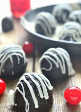 Cherry Cordial Oreo Truffles are the perfect sweet treat, made with just 4 ingredients!