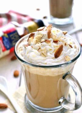 This Vanilla Almond Latte combines the classic flavors of vanilla and almond in a delicious hot drink that's easy to make. This 5 minute latte will rival your neighborhood coffee shop!
