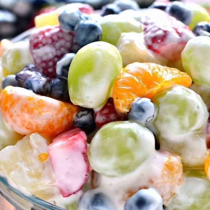 creamy Ambrosia fruit salad