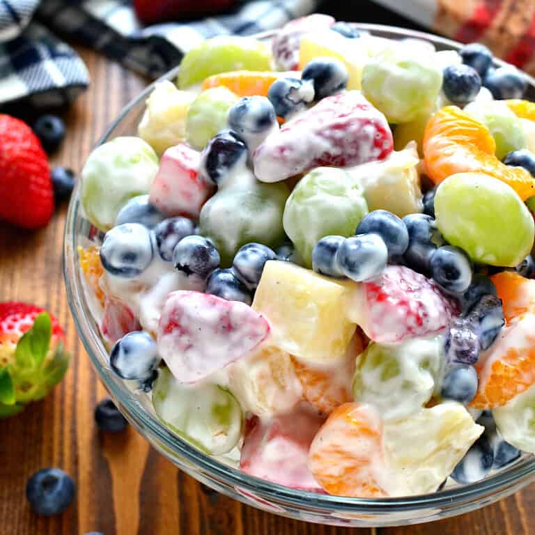 Skinny Ambrosia Fruit Salad