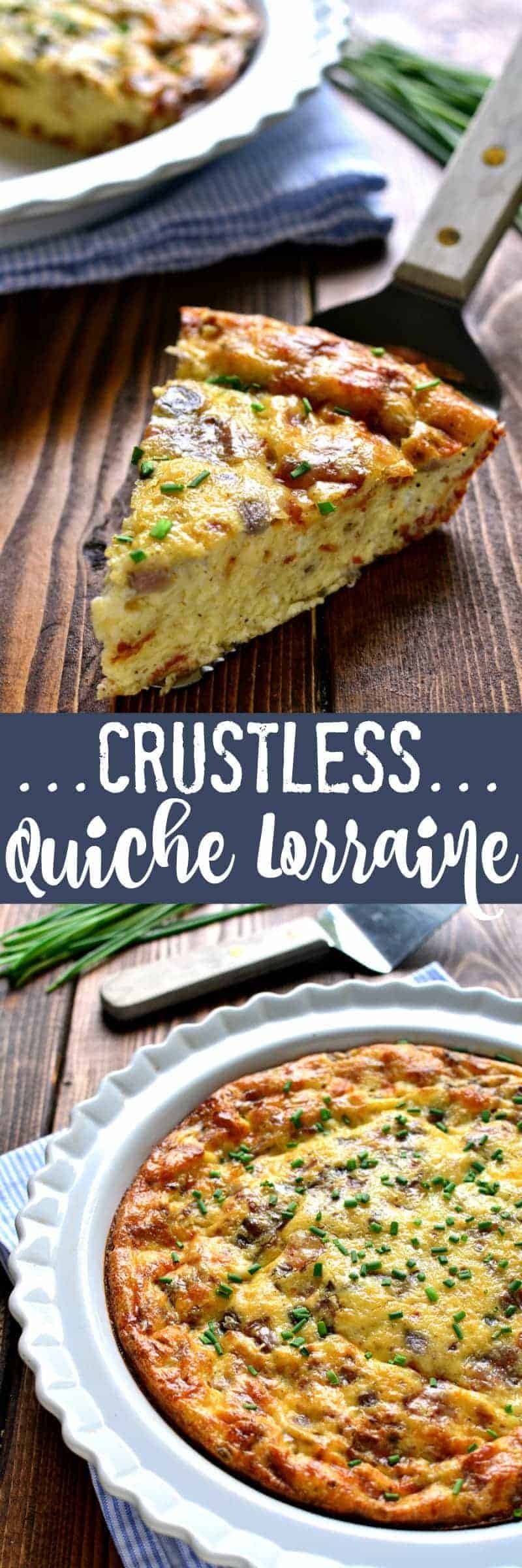 Crustless Quiche Lorraine-image
