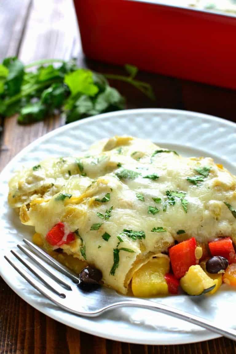 Roasted Vegetable Enchiladas