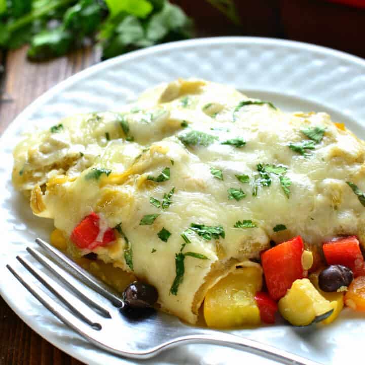 Roasted Vegetable Enchiladas