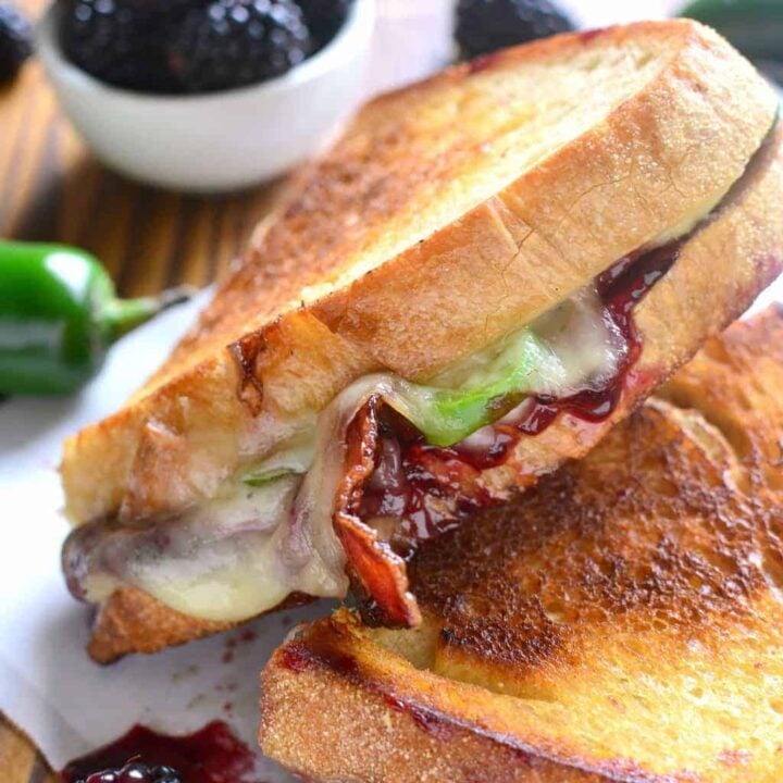 Blackberry Bacon Grilled Cheese
