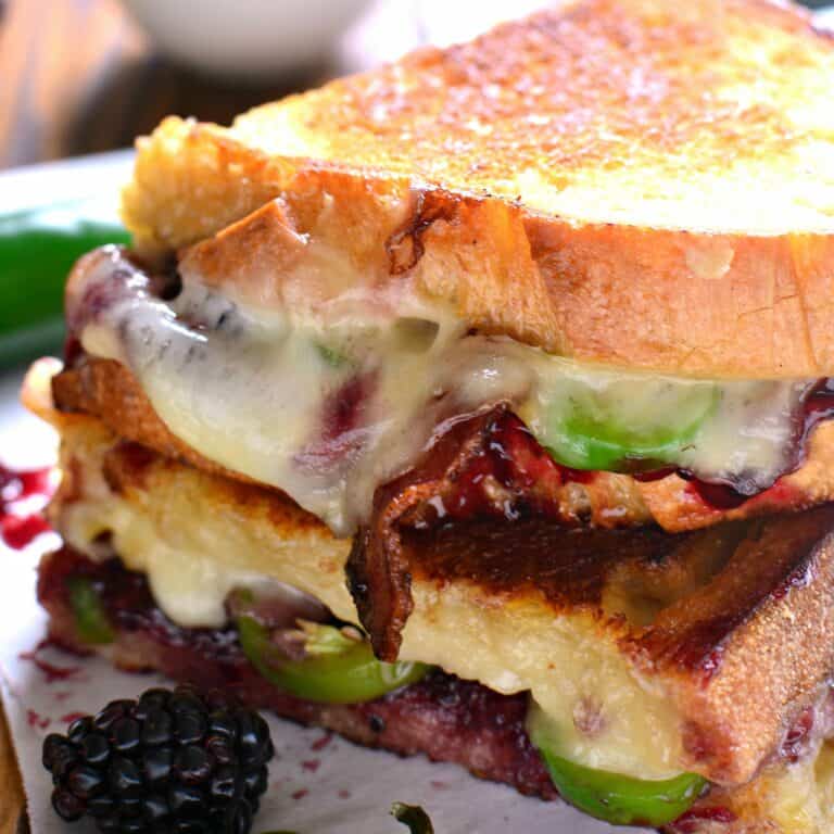 Blackberry Bacon Grilled Cheese