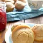 a plate full of healthier vanilla muffins