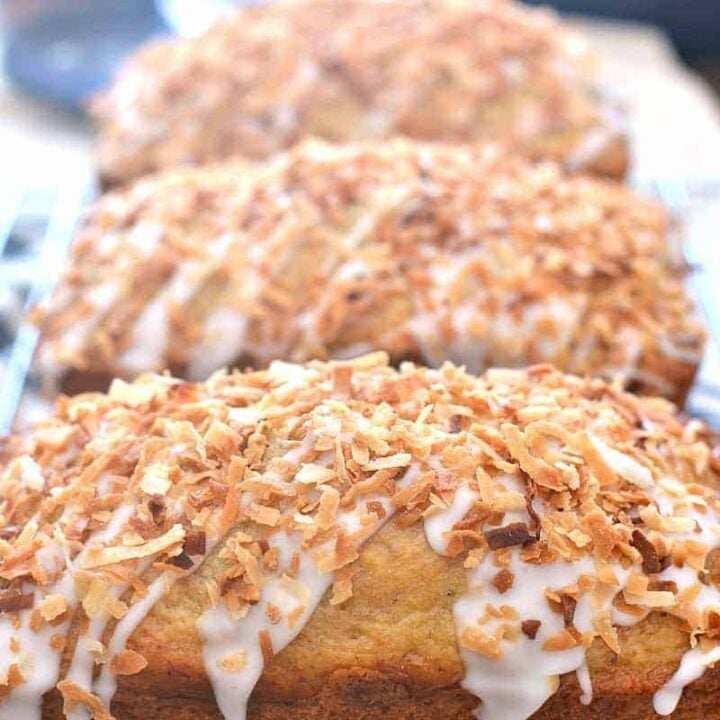 Coconut Rum Banana Bread