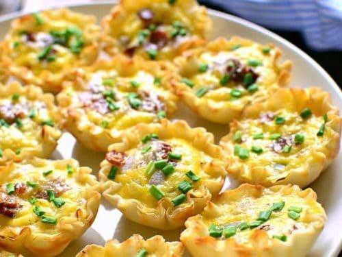 Mini quiche bites