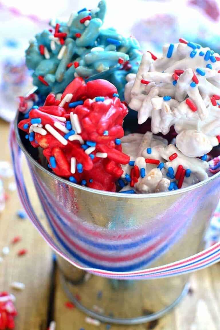Red, White & Blue Fireworks Treats