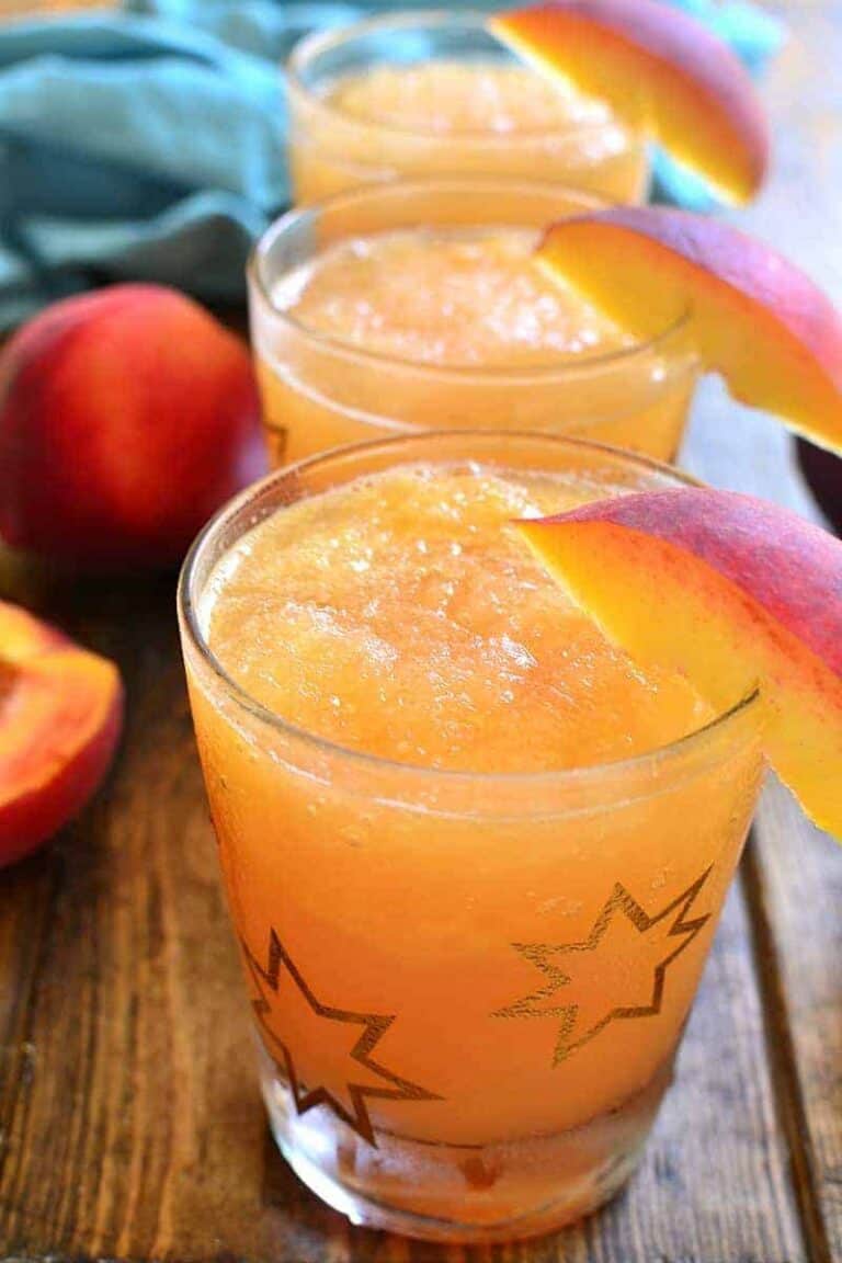 Frozen Peach Slush