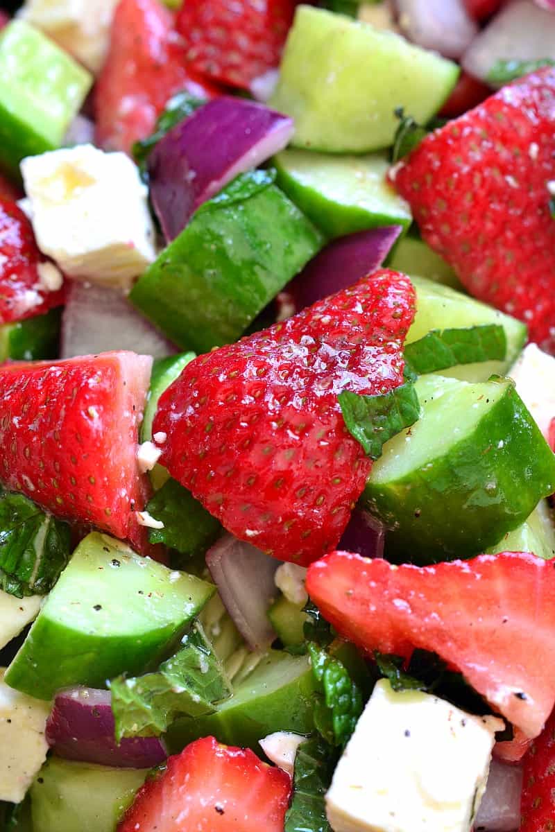Strawberry Cucumber Salad Lemon Tree Dwelling