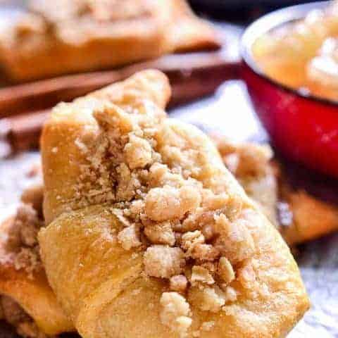 Apple Pie Crescent Rolls