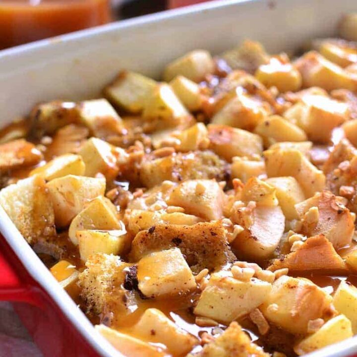 Caramel Apple French Toast Casserole