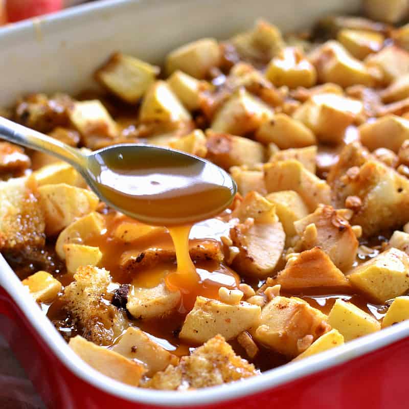 Caramel Apple French Toast Casserole