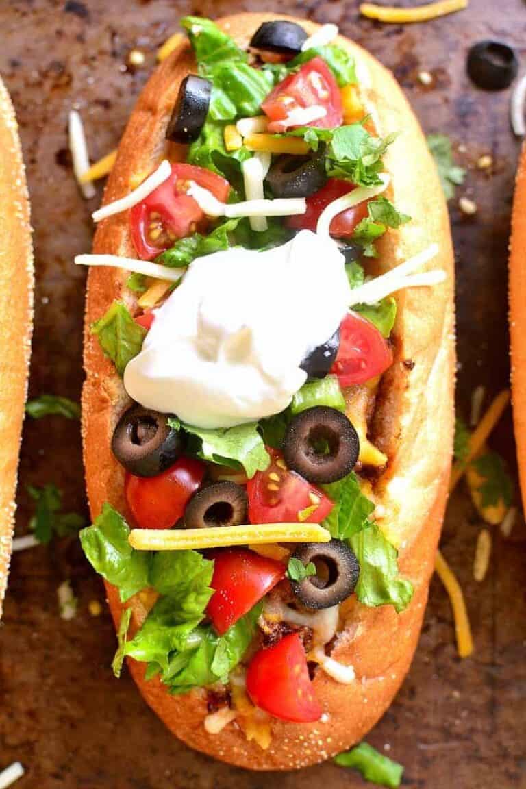 French Bread Tacos