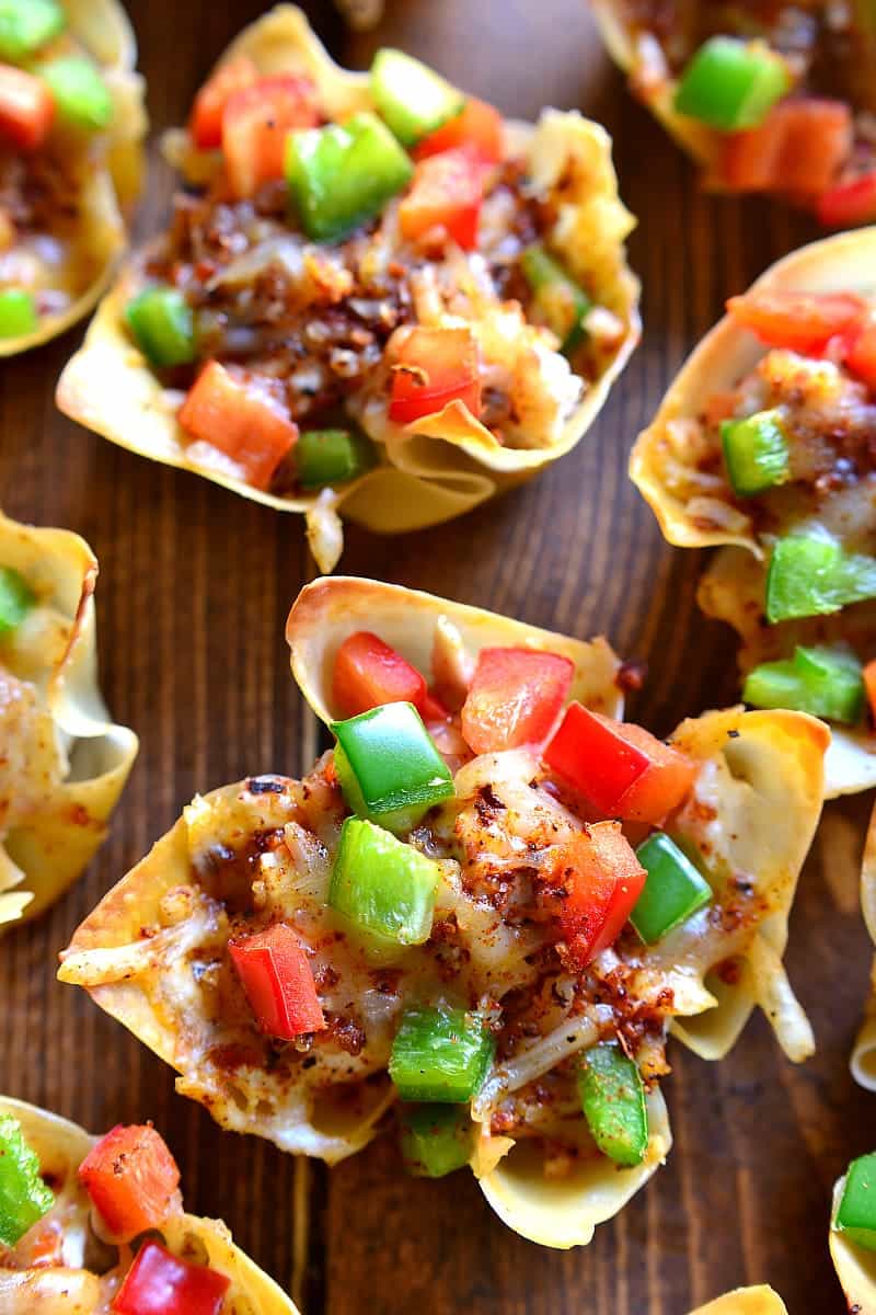 Southwest Chicken Wonton Cups Lemon Tree Dwelling
