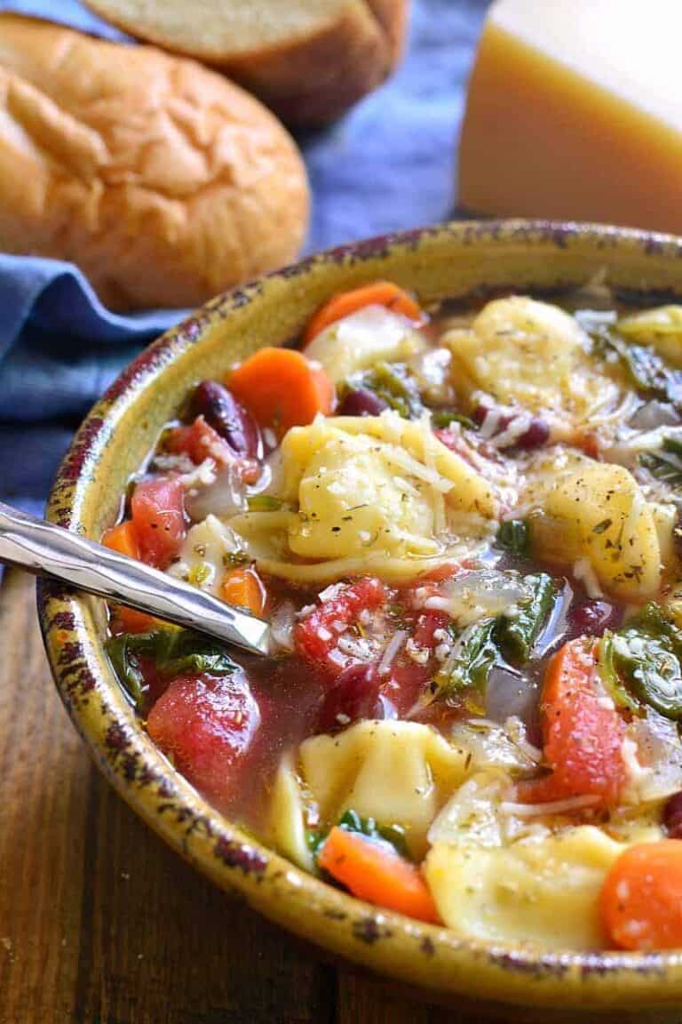 Tortellini Minestrone Soup