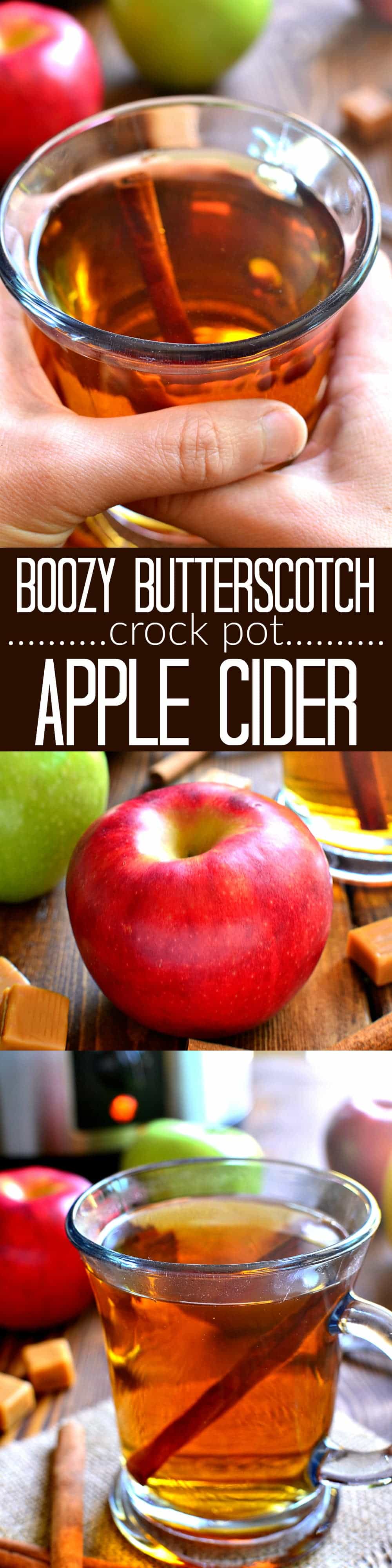 Boozy Butterscotch Crock Pot Apple Cider Lemon Tree Dwelling
