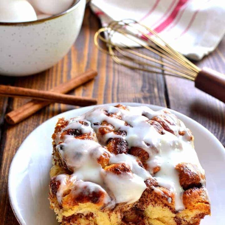 Cinnamon Roll French Toast Casserole