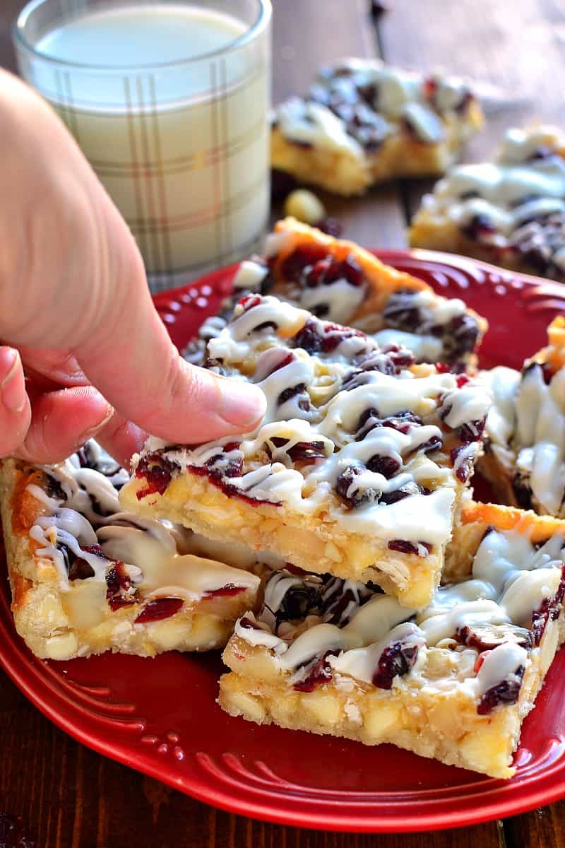 White Chocolate Cranberry Macadamia Magic Bars Lemon Tree Dwelling