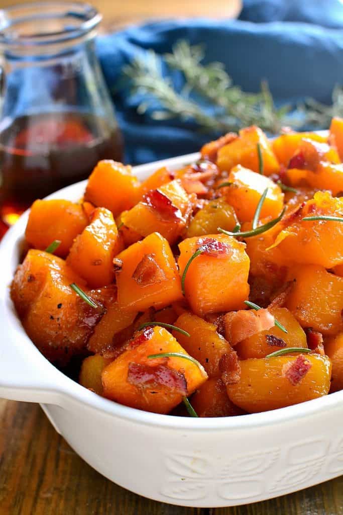 Maple Bacon Roasted Butternut Squash Lemon Tree Dwelling