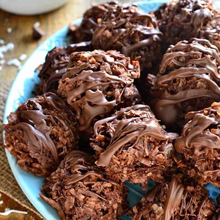 Double Chocolate Coconut Macaroons