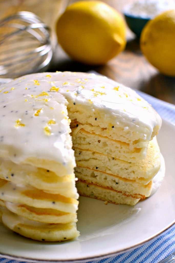 Lemon Poppy Seed Pancakes