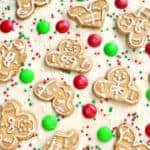 White Chocolate Gingerbread Bark is a 5 minute dessert or treat that everyone will love. It's easy to make, fun to eat, and perfect for holiday gifting!